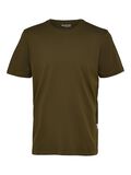 Selected REGULAR T-SHIRT, Dark Olive, highres - 16087842_DarkOlive_001.jpg