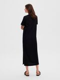 Selected SHORT SLEEVED MIDI DRESS, Black, highres - 16089880_Black_004.jpg