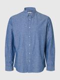 Selected LONG SLEEVED SHIRT, Medium Blue Denim, highres - 16078867_MediumBlueDenim_001.jpg