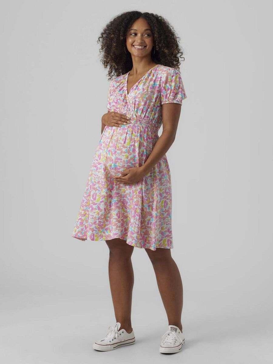 Mama.licious MLCASEY MATERNITY DRESS DRESS, Begonia Pink, highres - 20018167_BegoniaPink_1018490_003.jpg