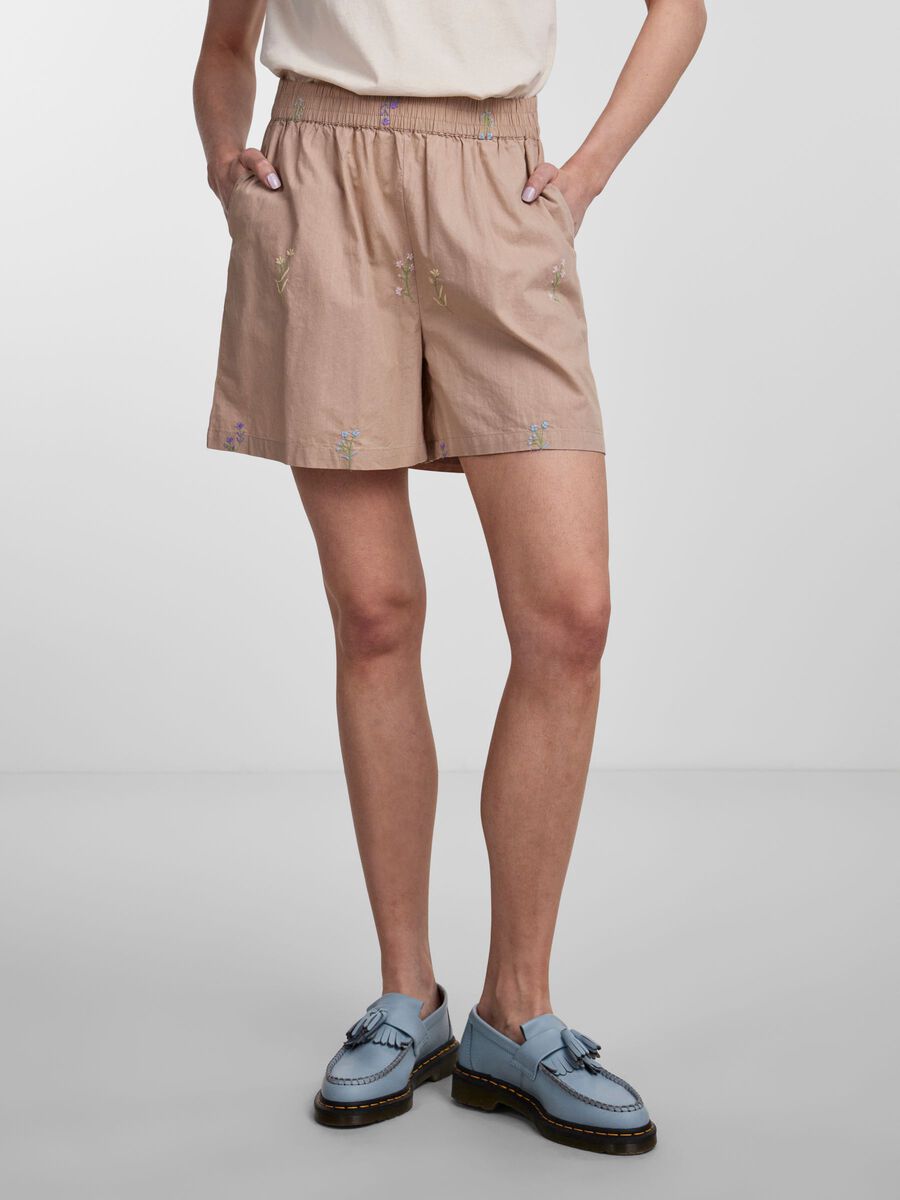 Pieces PCJUNI HIGH WAISTED SHORTS, Nomad, highres - 17145133_Nomad_1072109_003.jpg