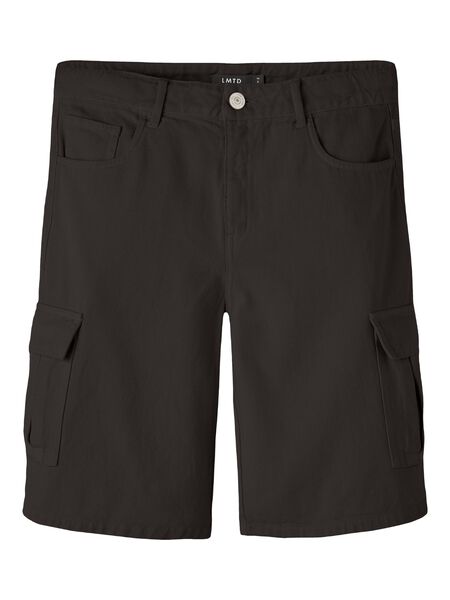 Name it LONG CARGO SHORTS, Black, highres - 13220160_Black_001.jpg