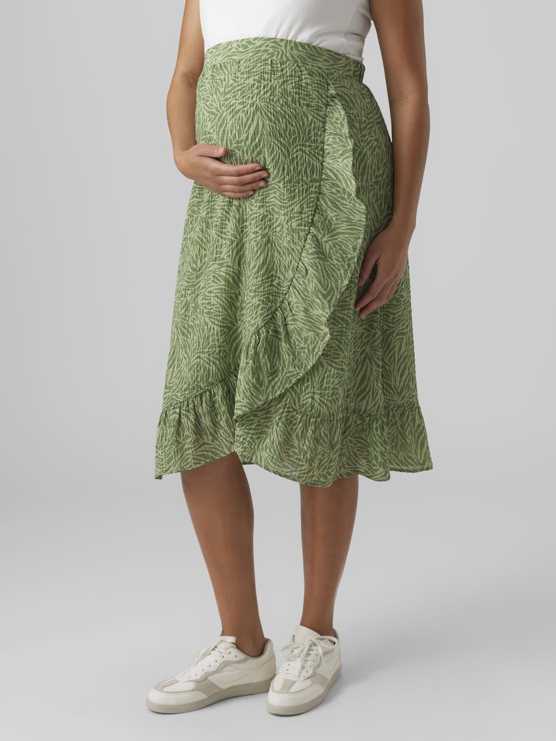 MATERNITY SKIRT WRAP SKIRT from Vero Moda Maternity Green The
