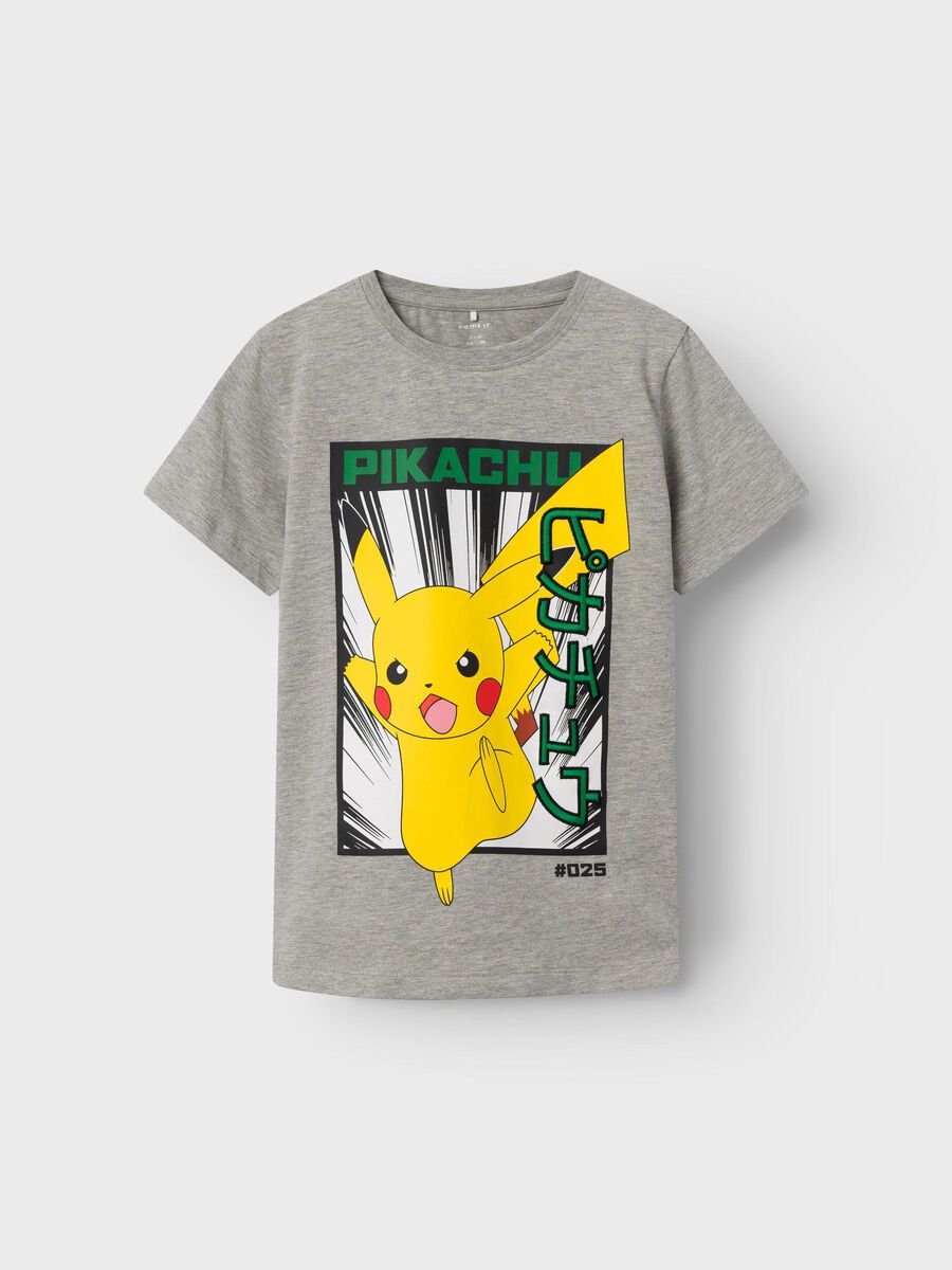 Name it À IMPRIMÉ POKÉMON T-SHIRT, Grey Melange, highres - 13219923_GreyMelange_003.jpg