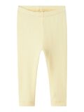 name it BASIS- RIBSTRIKKET LEGGINGS, Pastel Yellow, highres - 13198040_PastelYellow_001.jpg