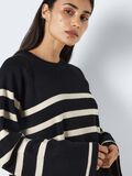 Noisy May STRIPED KNITTED PULLOVER, Black, highres - 27027534_Black_1061608_006.jpg