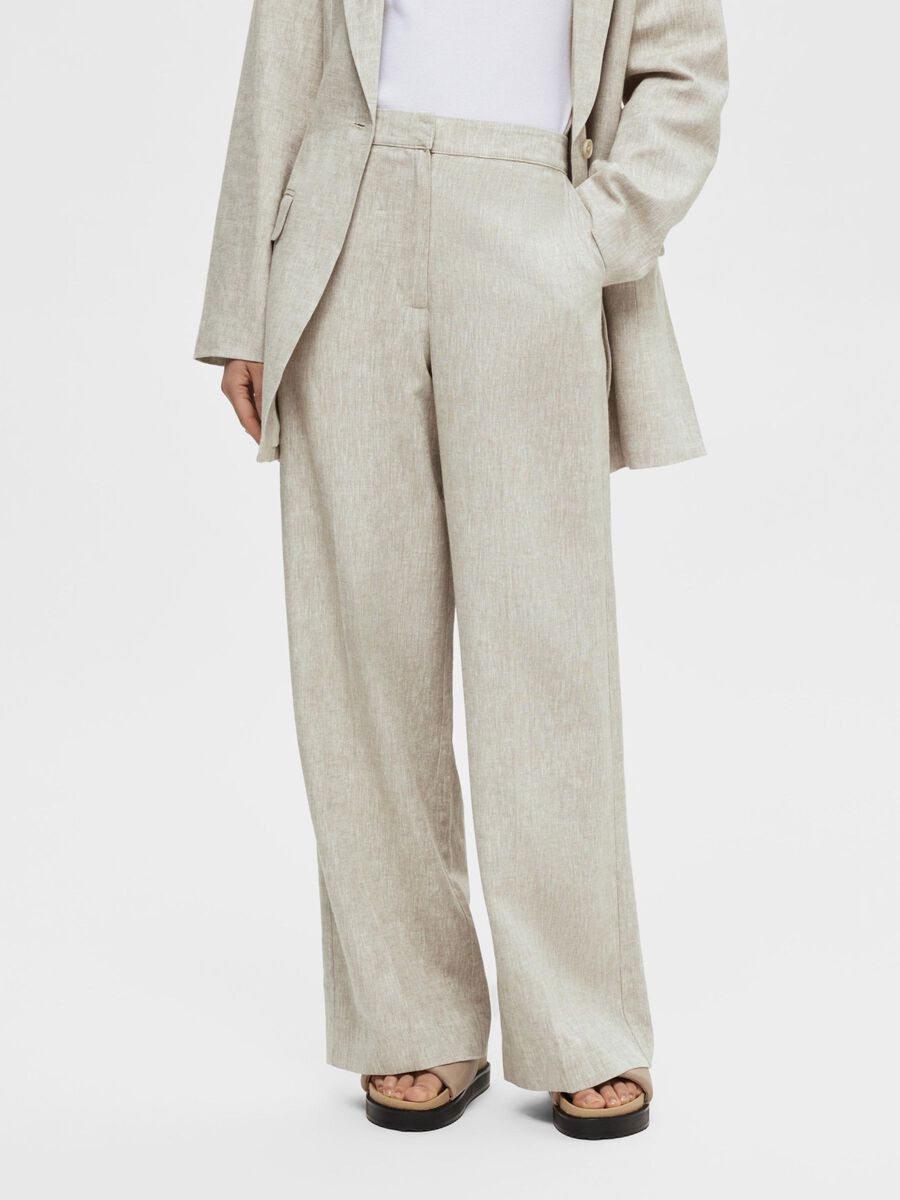Selected LINEN BLEND WIDE-LEG TROUSERS, Nomad, highres - 16089460_Nomad_1028907_003.jpg