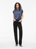 VILA VIELLETTE SHORT SLEEVED TOP, Vintage Indigo, highres - 14059563_VintageIndigo_005.jpg