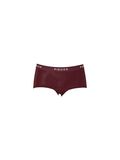 Pieces PCLOGO LADY 4ER-PACK BOXERSHORTS, Tawny Port, highres - 17106857_TawnyPort_1223839_006.jpg