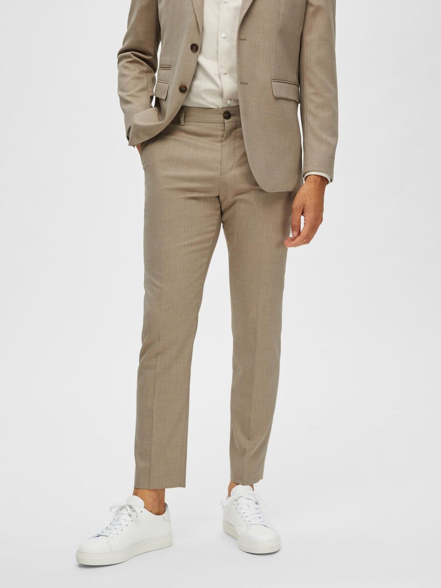 Selected GEWEVEN WOLMIX BROEK, Sand, highres - 16087869_Sand_003.jpg