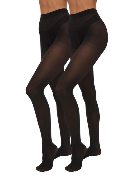 Vila 2ER-PACK 40 DENIER TIGHTS, Black, highres - 14086137_Black_001.jpg
