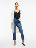 VILA VIRIL LONG KNITTED CARDIGAN, White Alyssum, highres - 14042770_WhiteAlyssum_005.jpg