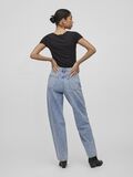 VILA VIKELLY HØJ TALJE STRAIGHT FIT JEANS, Light Blue Denim, highres - 14084730_LightBlueDenim_1038125_004.jpg