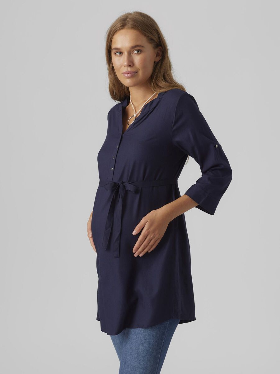 Mama.licious MATERNITY-TUNIC TUNIC TOP, Navy Blazer, highres - 20010957_NavyBlazer_003.jpg
