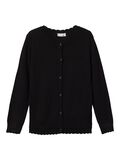 Name it LONG SLEEVED KNITTED CARDIGAN, Black, highres - 13220123_Black_001.jpg