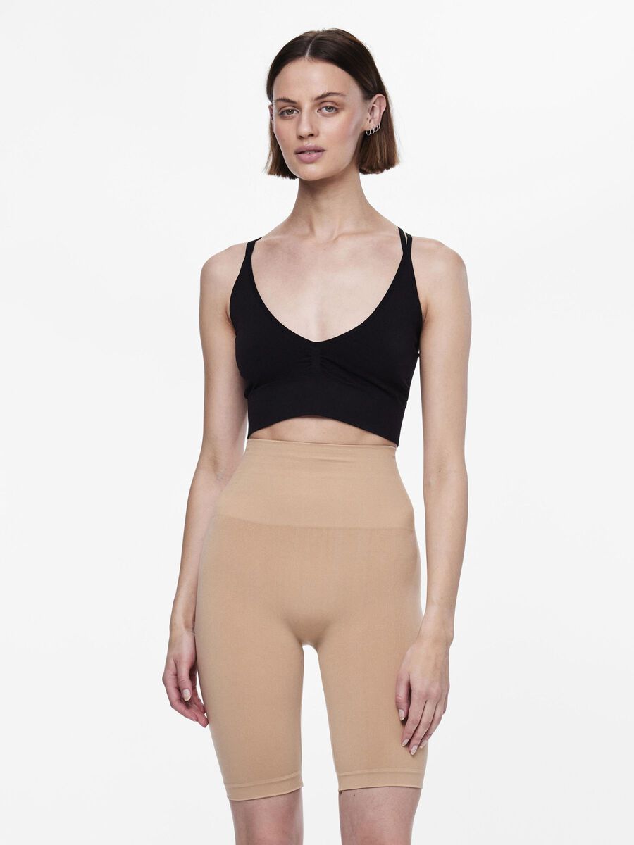 SHAPEWEAR SHORTS from Pieces, Brown