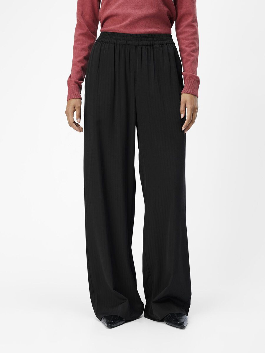OBJECT HIGH WAISTED TROUSERS, Black, highres - 23042542_Black_003.jpg