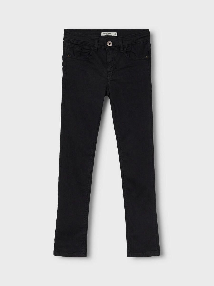 name it X-SLIM FIT TWILLHOSE, Black, highres - 13181376_Black_003.jpg