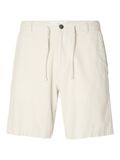 Selected COMFORT FIT SHORTS, Oatmeal, highres - 16087638_Oatmeal_001.jpg
