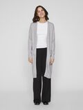 VILA VIRIL - LONG CARDIGAN EN MAILLE, Light Grey Melange, highres - 14042770_LightGreyMelange_005.jpg