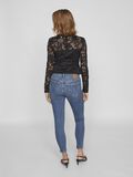 VILA VISARAH MID-WAIST SKINNY FIT JEANS, Medium Blue Denim, highres - 14082132_MediumBlueDenim_004.jpg
