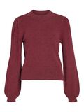 VILA À COL MONTANT PULL EN MAILLE, Cabernet, highres - 14084179_Cabernet_1038771_001.jpg