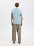 Selected ZIPPER POLO SHIRT, Winter Sky, highres - 16079026_WinterSky_004.jpg