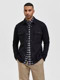 Selected CLASSIC OVERSHIRT, Black, highres - 16085115_Black_003.jpg