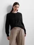 Selected MANCHES LONGUES CARDIGAN, Black, highres - 16074481_Black_008.jpg