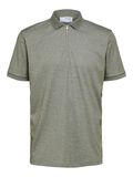 Selected ZIPPER POLO SHIRT, Burnt Olive, highres - 16079026_BurntOlive_1047507_001.jpg