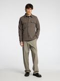 Selected KLASSISCHES OVERSHIRT, Morel, highres - 16085115_Morel_008.jpg