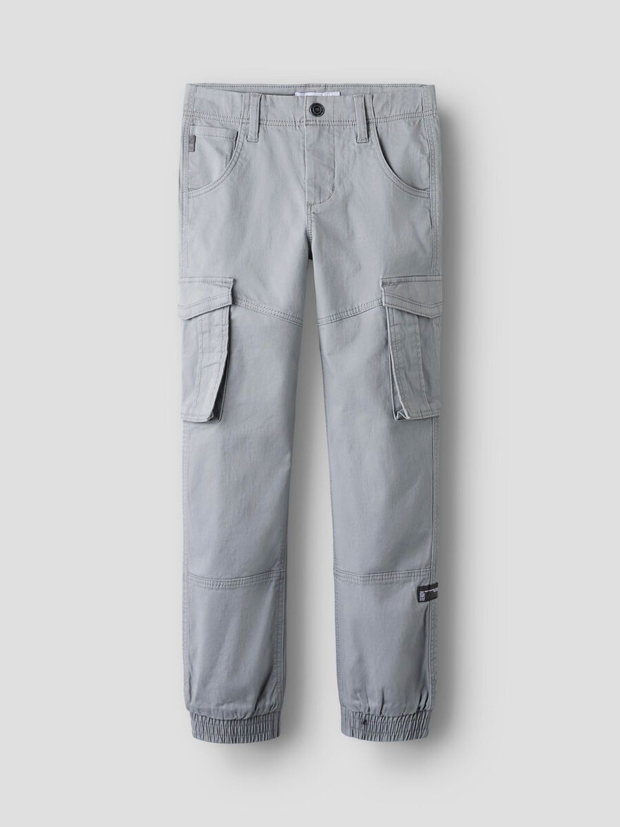 name it REGULAR FIT CARGOHOSE, Ultimate Grey, highres - 13151735_UltimateGrey_003.jpg
