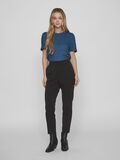 VILA VIVARONE SLIM FIT HIGH WAISTED TROUSERS, Black, highres - 14087406_Black_005.jpg