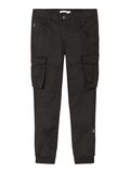 Name it REGULAR FIT CARGO BROEK, Black, highres - 13151735_Black_001.jpg