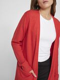VILA VIRIL BASIC KNITTED CARDIGAN, Aurora Red, highres - 14044041_AuroraRed_958891_006.jpg