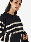 Noisy May STRIPED KNITTED PULLOVER, Black, highres - 27027534_Black_1061608_006.jpg