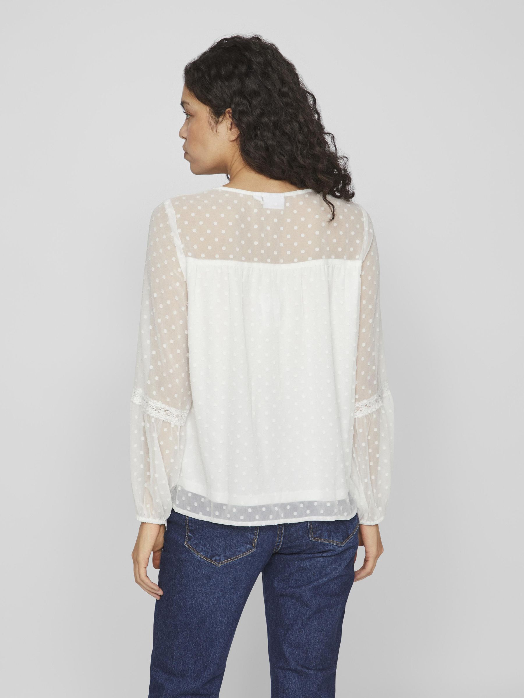 Blouse plumetis blanche shop