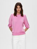 Selected PUFFÄRMEL SWEATSHIRT, Cyclamen, highres - 16082379_Cyclamen_003.jpg