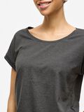 VILA VIDREAMERS RUNDHALS T-SHIRT, Medium Grey Melange, highres - 14083083_MediumGreyMelange_006.jpg