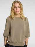 Selected PUFF SLEEVE SWEATSHIRT, Vetiver, highres - 16082379_Vetiver_006.jpg