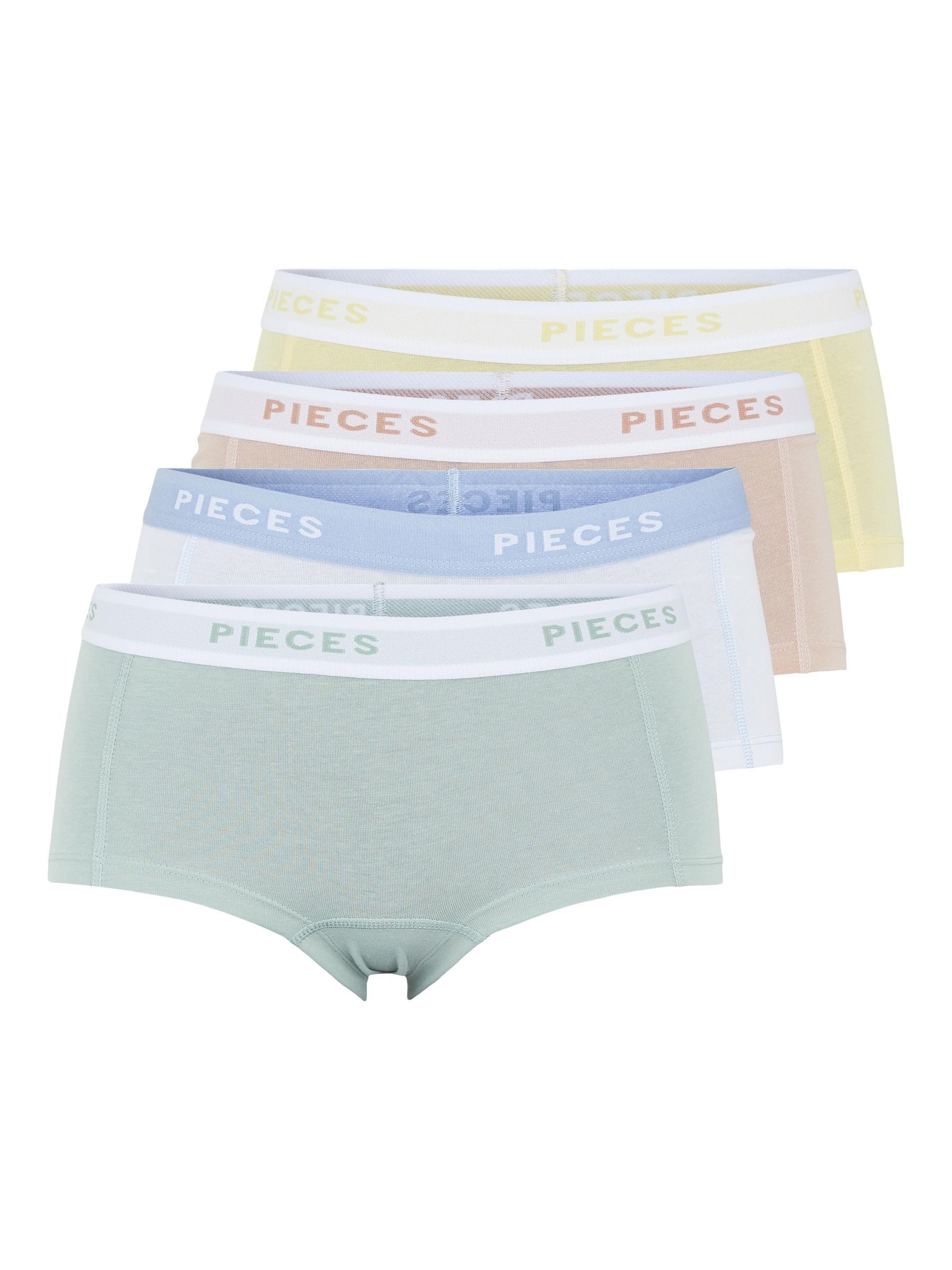 PCLOGO LADY BOXER SHORTS from Pieces White The Founded