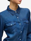 VILA VIBISTA FICKA JEANSSKJORTA, Dark Blue Denim, highres - 14033008_DarkBlueDenim_604568_006.jpg