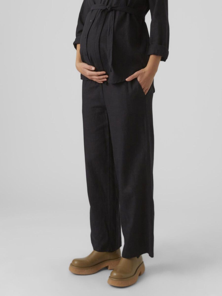 Mama.licious ZWANGERSCHAPS-BROEK BROEK MET WIJDE PIJPEN, Black, highres - 20018879_Black_003.jpg