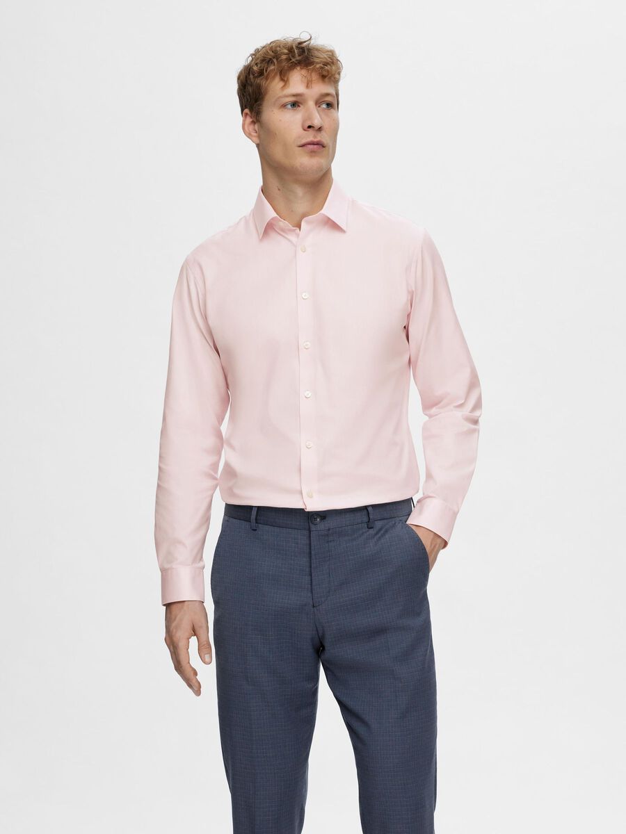 Selected LONG-SLEEVED SLIM FIT SHIRT, Pale Lilac, highres - 16080200_PaleLilac_003.jpg