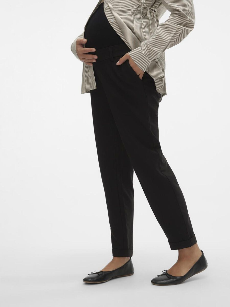 Mama.licious MATERNITY-TROUSERS CHINO TROUSERS, Black, highres - 20017841_Black_003.jpg