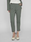 VILA VIVARONE SLIM FIT HØJTALJEDE BUKSER, Duck Green, highres - 14087406_DuckGreen_003.jpg