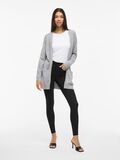 VILA VIRIL BASIC KNITTED CARDIGAN, Light Grey Melange, highres - 14044041_LightGreyMelange_005.jpg