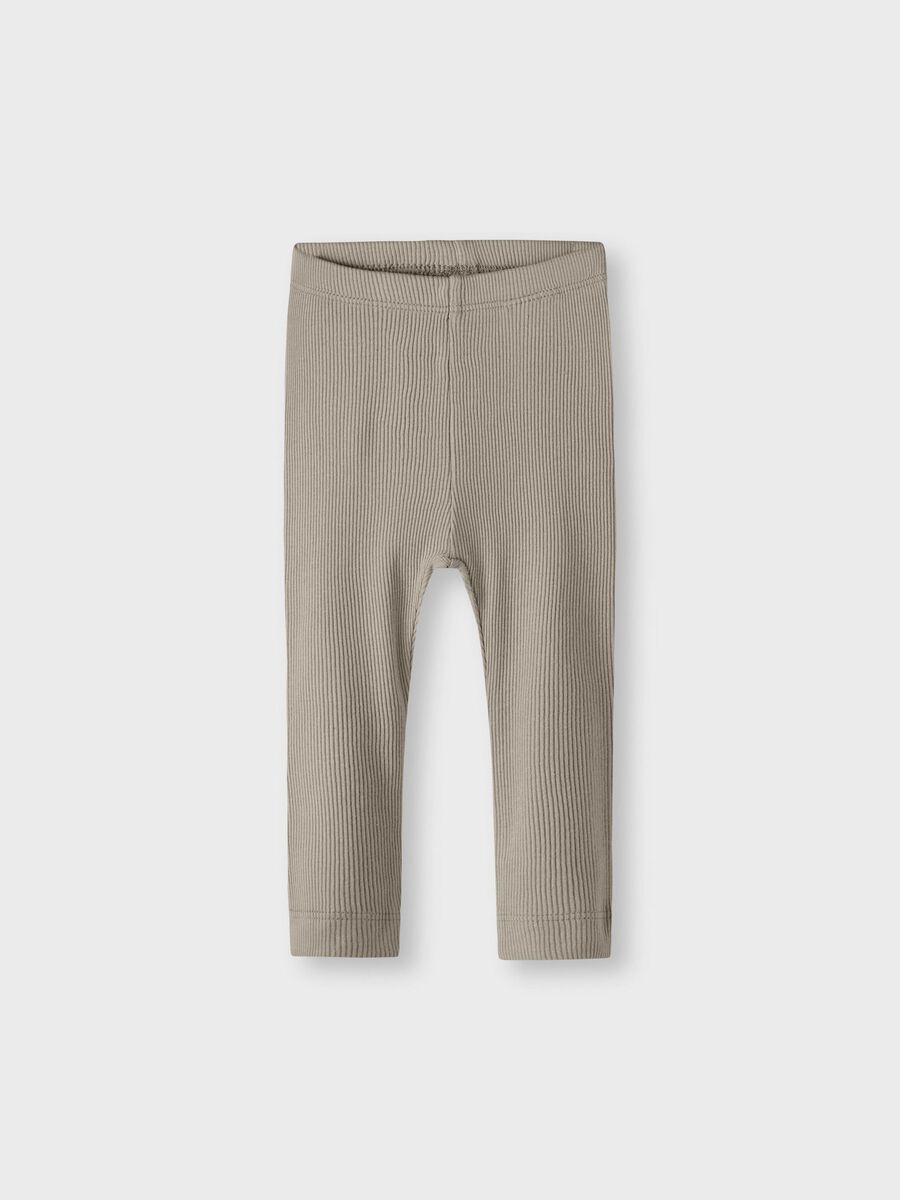 name it BASIC RIB LEGGINGS, Pure Cashmere, highres - 13198040_PureCashmere_003.jpg