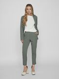 VILA VIVARONE SLIM FIT HØJTALJEDE BUKSER, Duck Green, highres - 14087406_DuckGreen_005.jpg