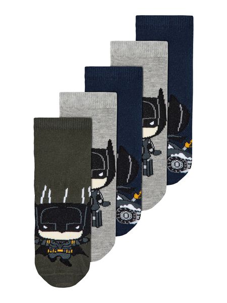 Name it LOT DE 5 PIÈCES À MOTIF BATMAN CHAUSSETTES, Dark Sapphire, highres - 13219848_DarkSapphire_1041899_001.jpg